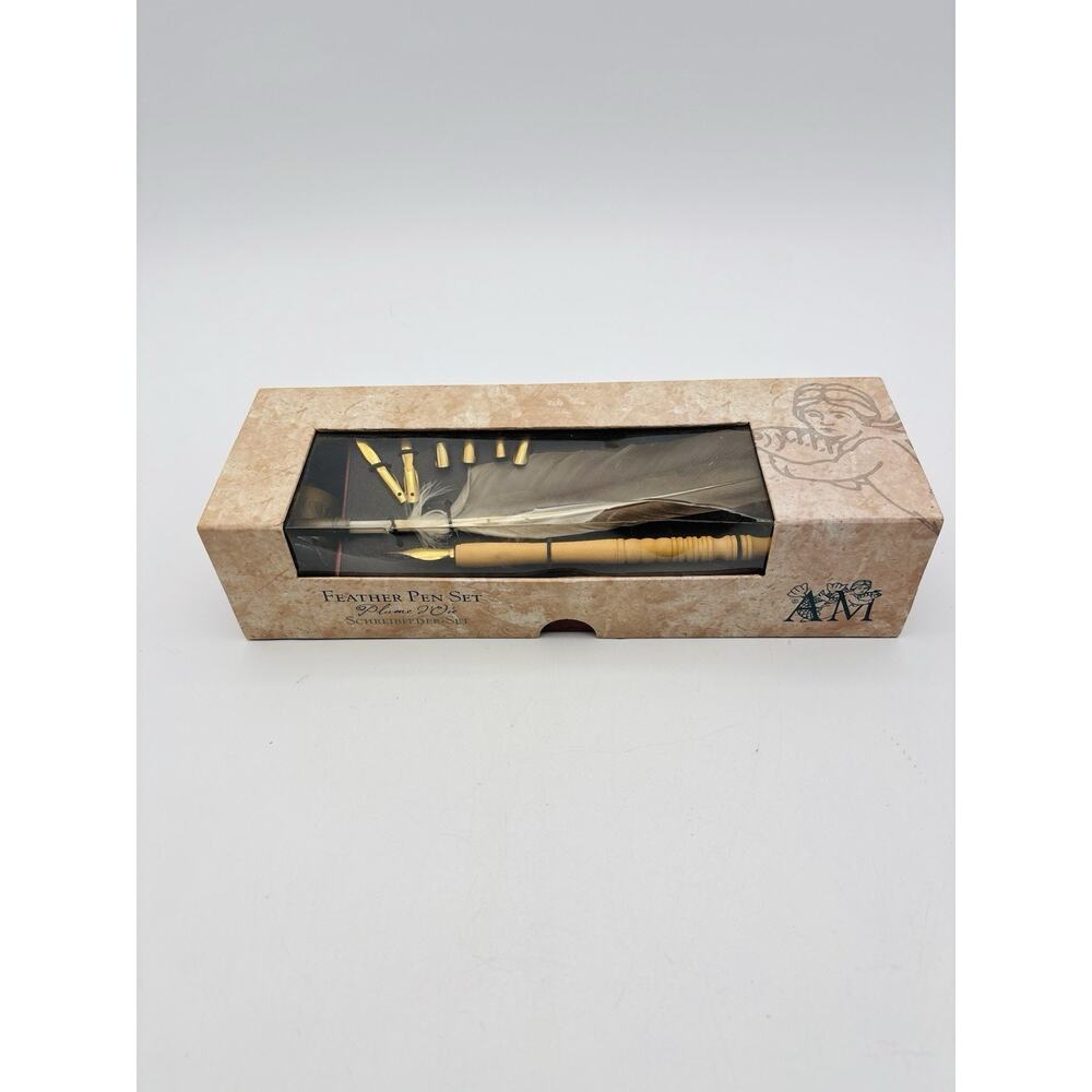 Authentic Models AM #MG118 "A Poet's Pen" Feather Calligraphy Fountain Pen NIB